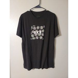 Baker Brand Skateboards Black Graphic T Shirt Size L Bamboo cotton blend